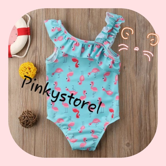🌸Flamingo Swimsuit 🌸 - Picture 2 of 7